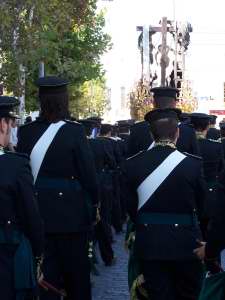 El acompañamiento musical estuvo a cargo de la Banda de CC y TT Stmo. Cristo de la Caridad de Jerez 